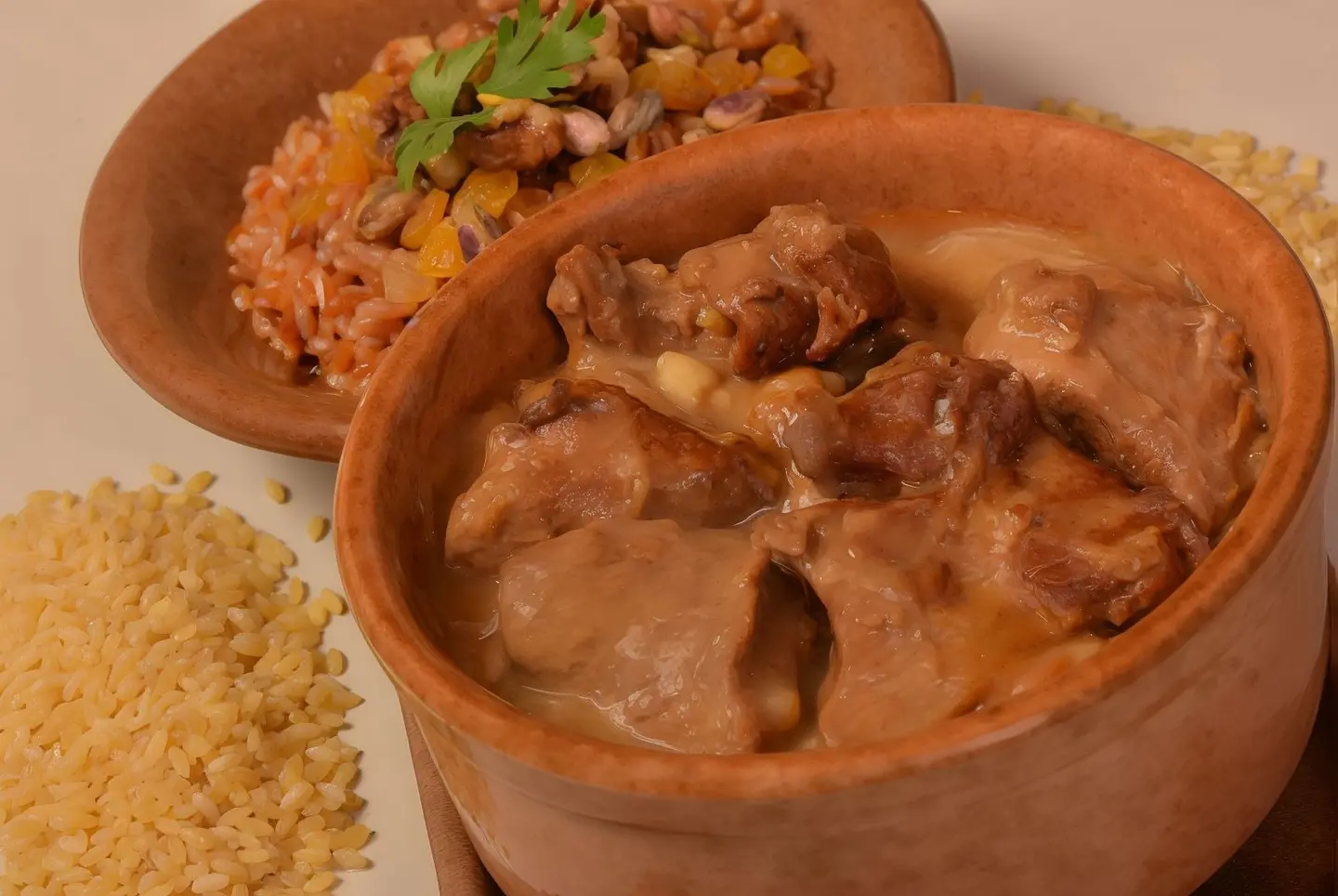 Akkawi Casserole With Orzo