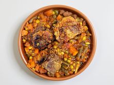 طاجن الخضار باللحمه