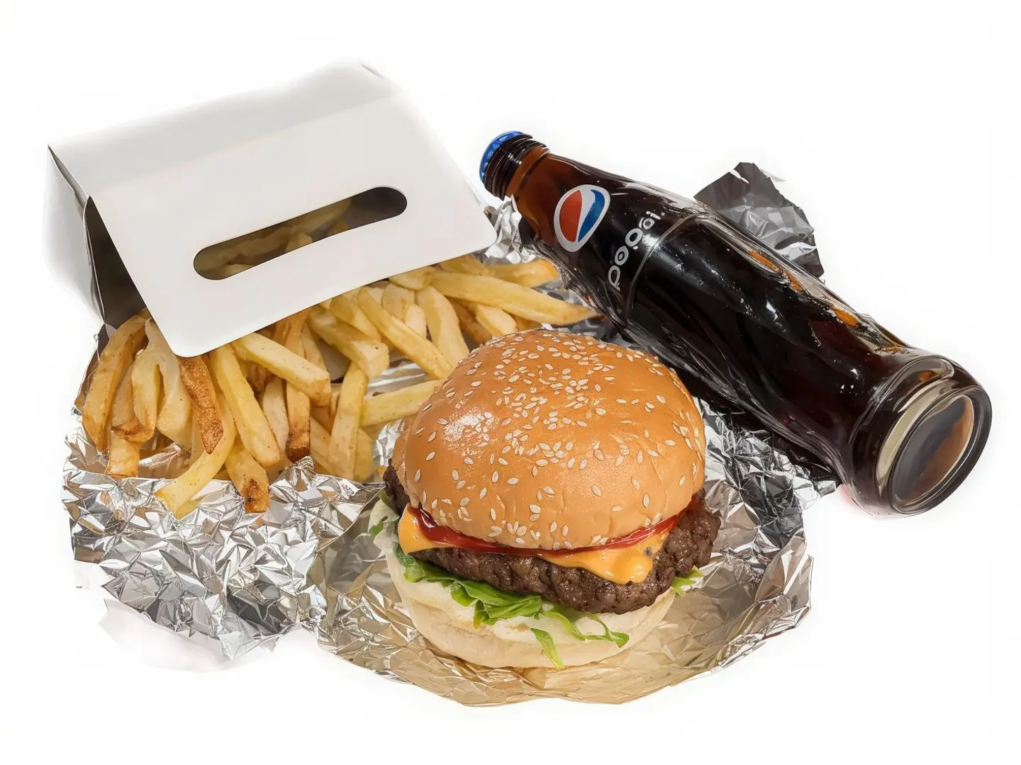 King Meat Burger Meal