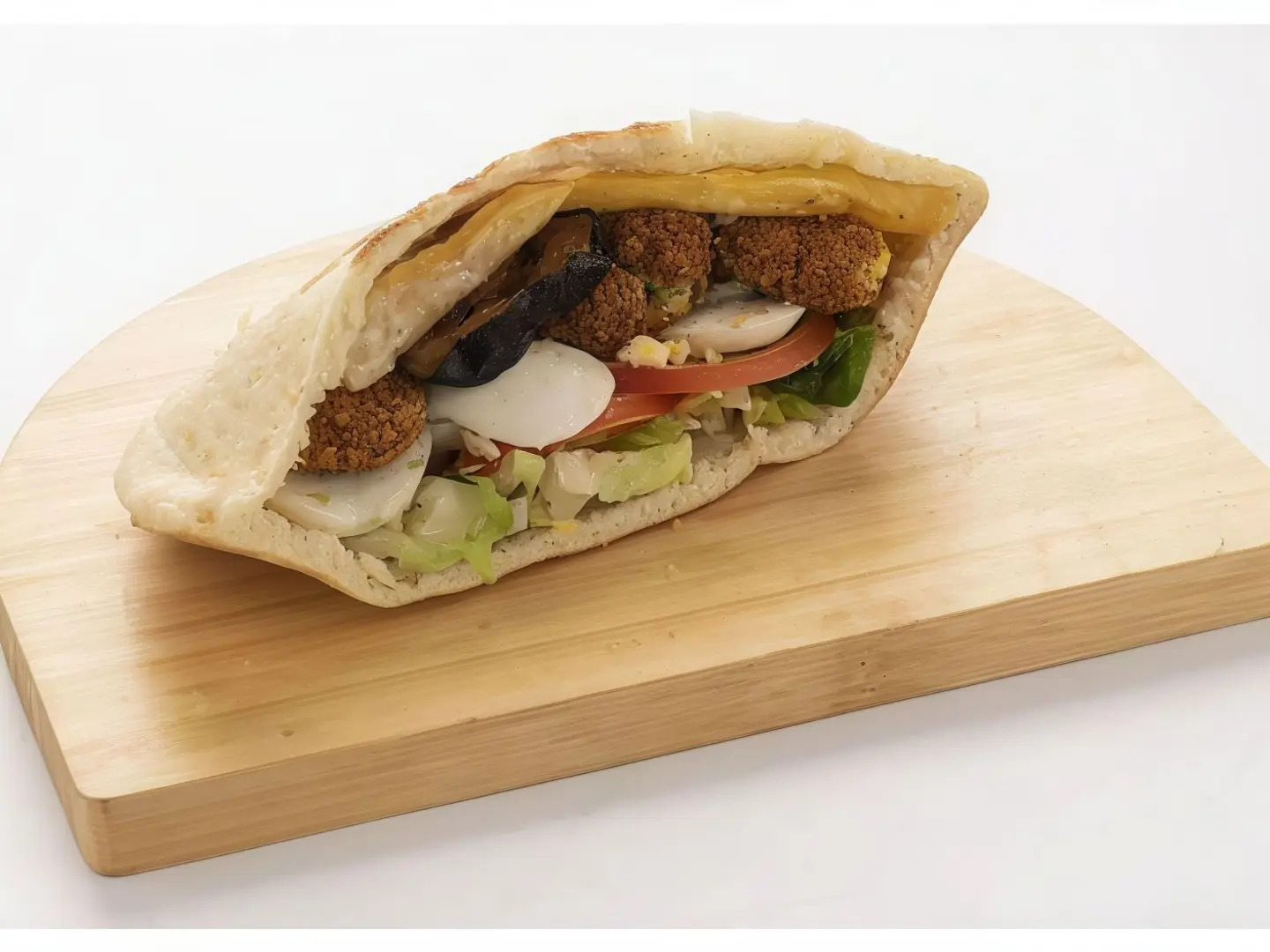 Falafel Sandwich With Cheese