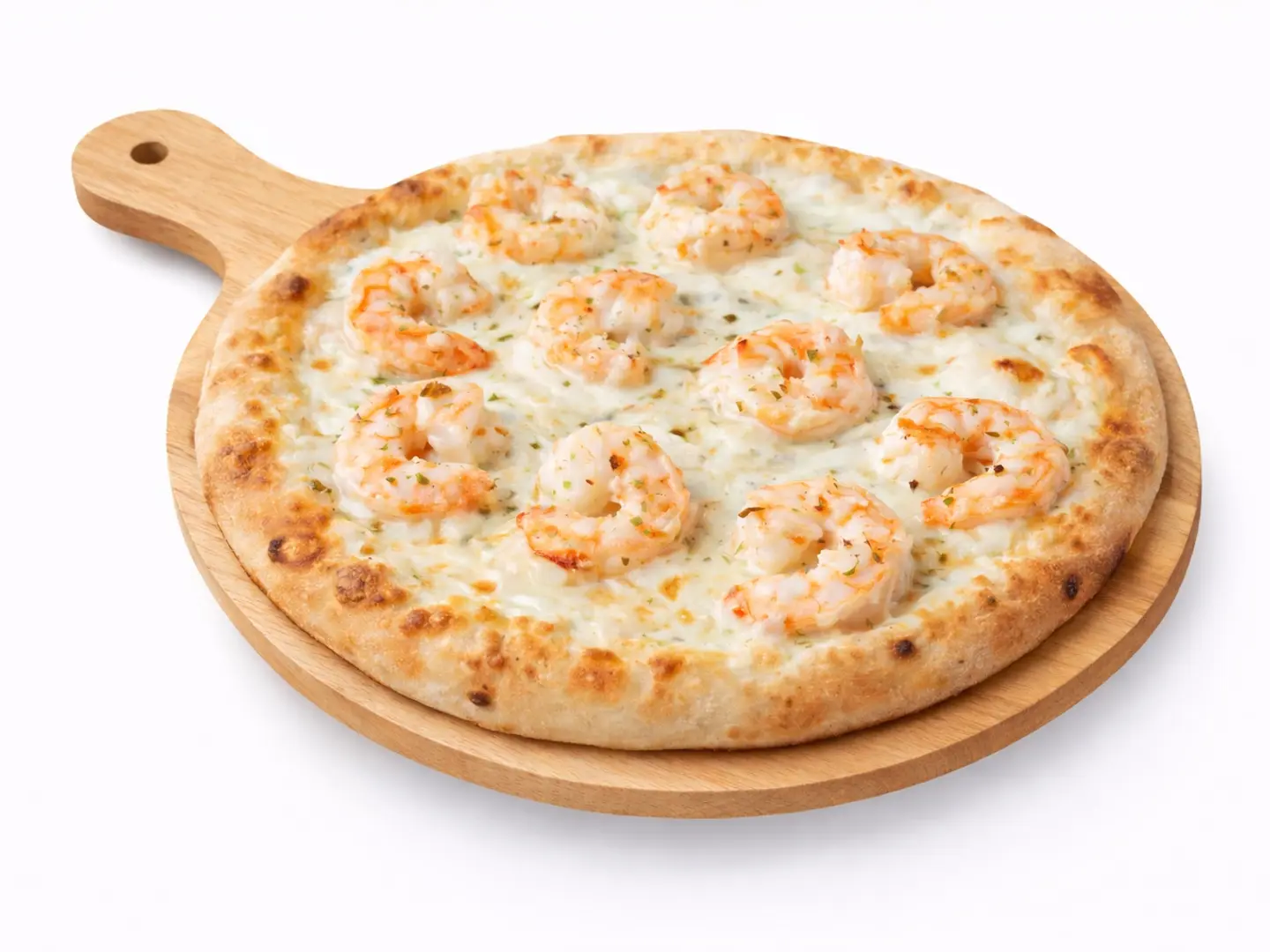 بيتزا نابولي بالروبيان