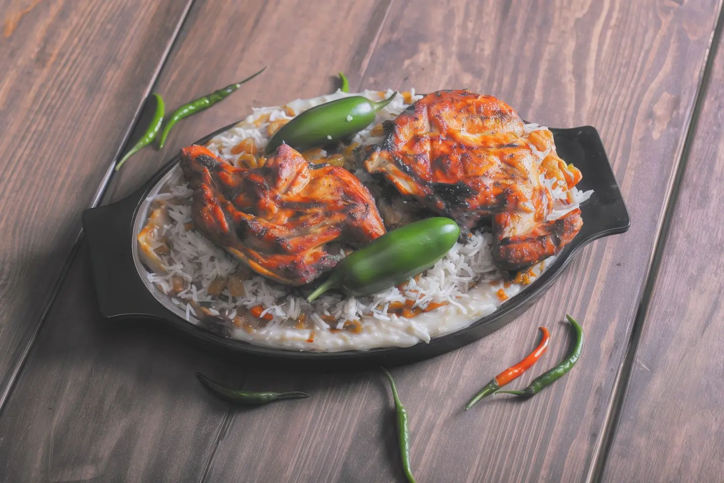 نص حبة دجاج مثلوثة