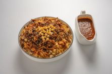 طبق كشري عائلي وسط
