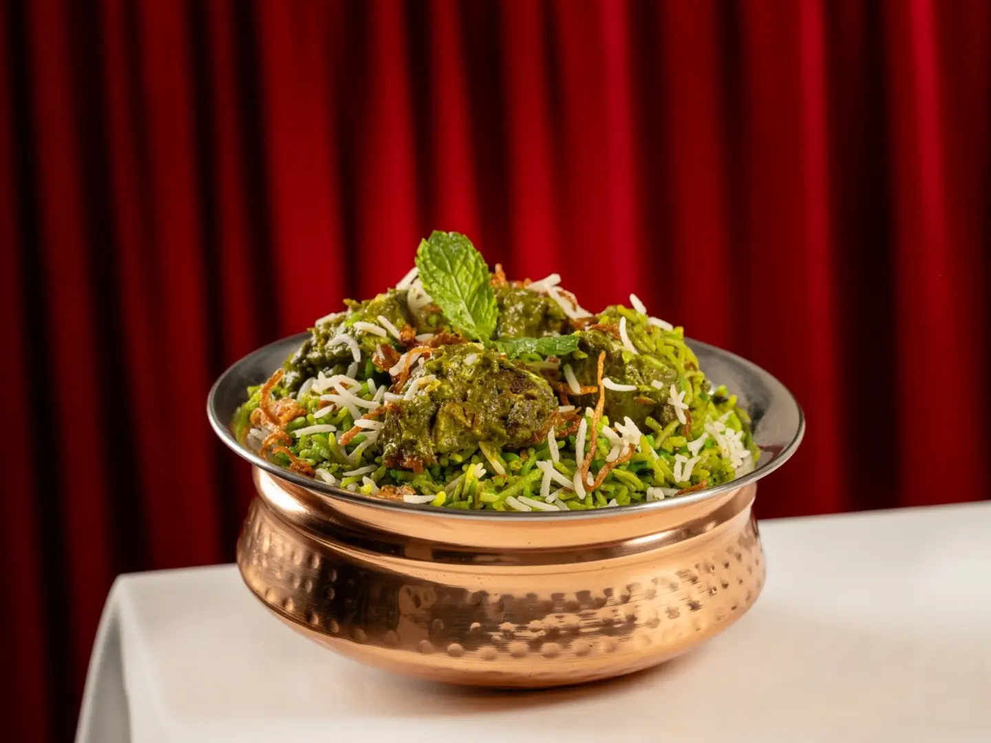 برياني حيدر آبادي باللحم