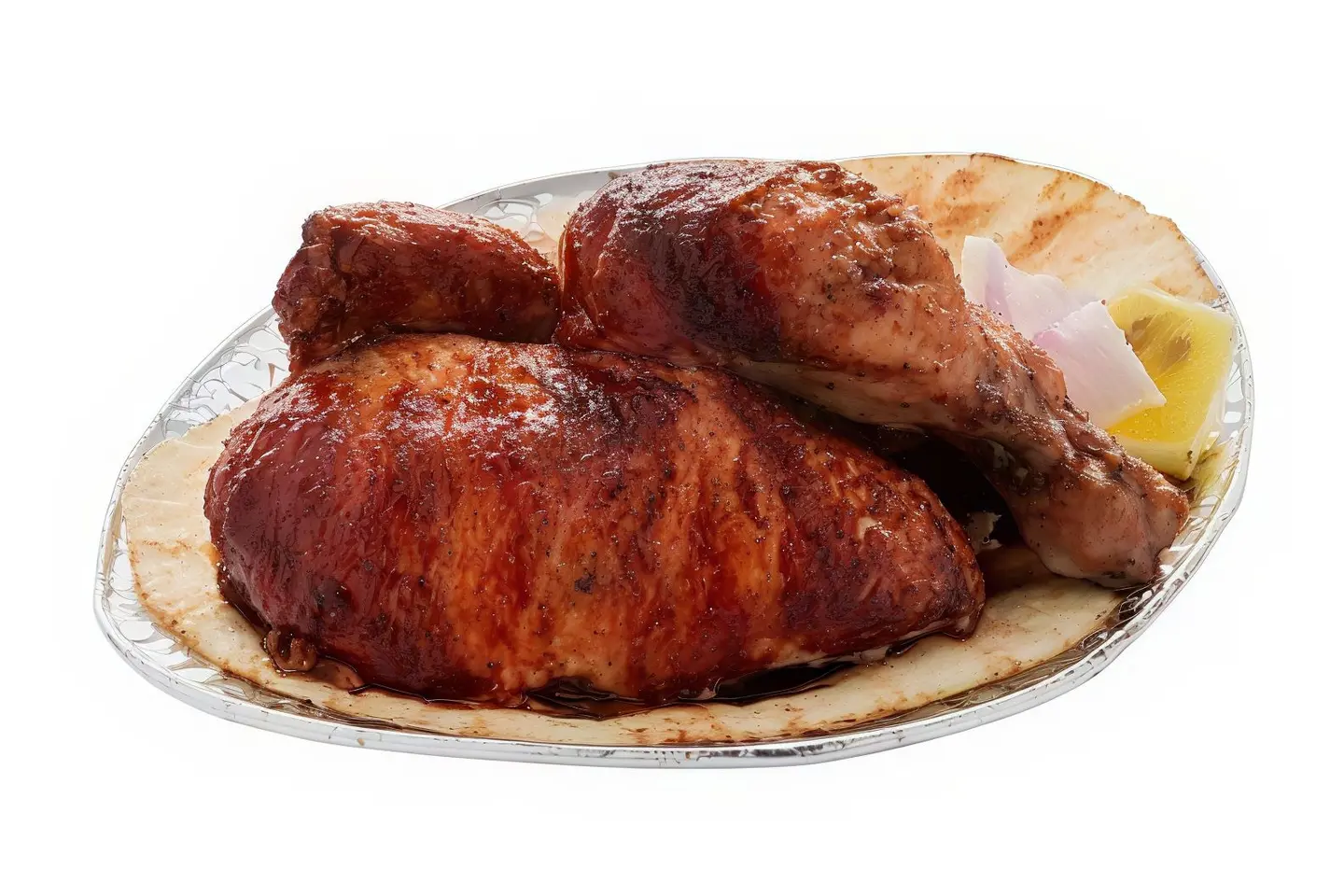 Half Plain Grilled Chicken Plus Half Plain Free
