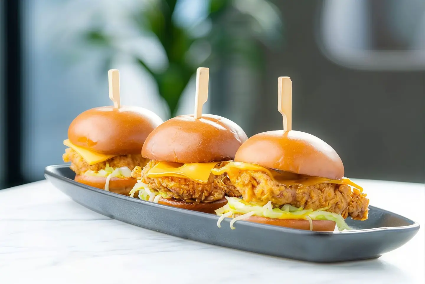 سلايدر برجر دجاج