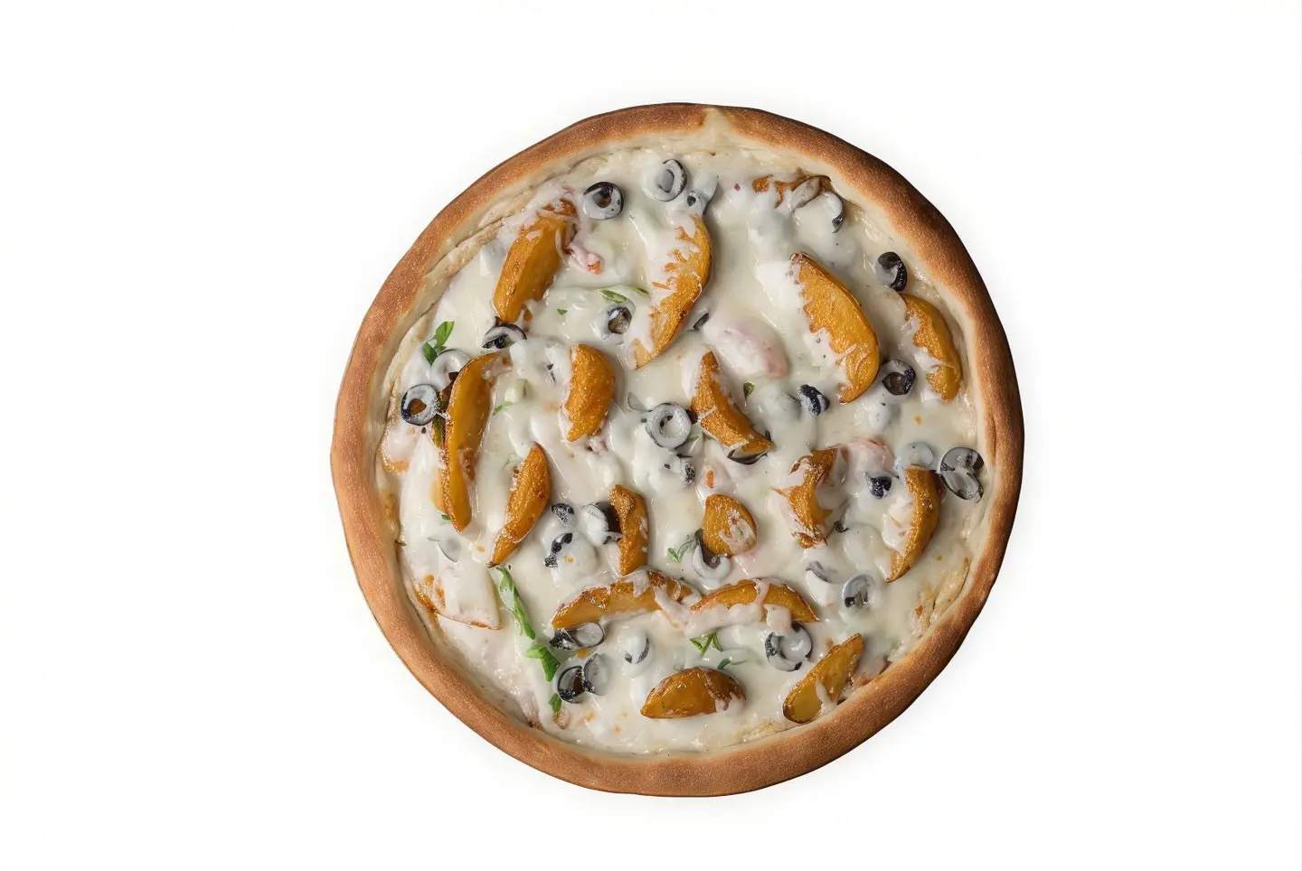 بيتزا بطاطس بالجبن