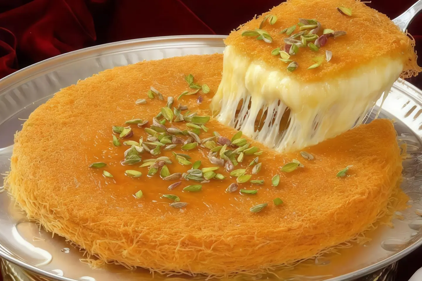 Coarse Nabuisi Kunafa With Cheese Tray 3kg
