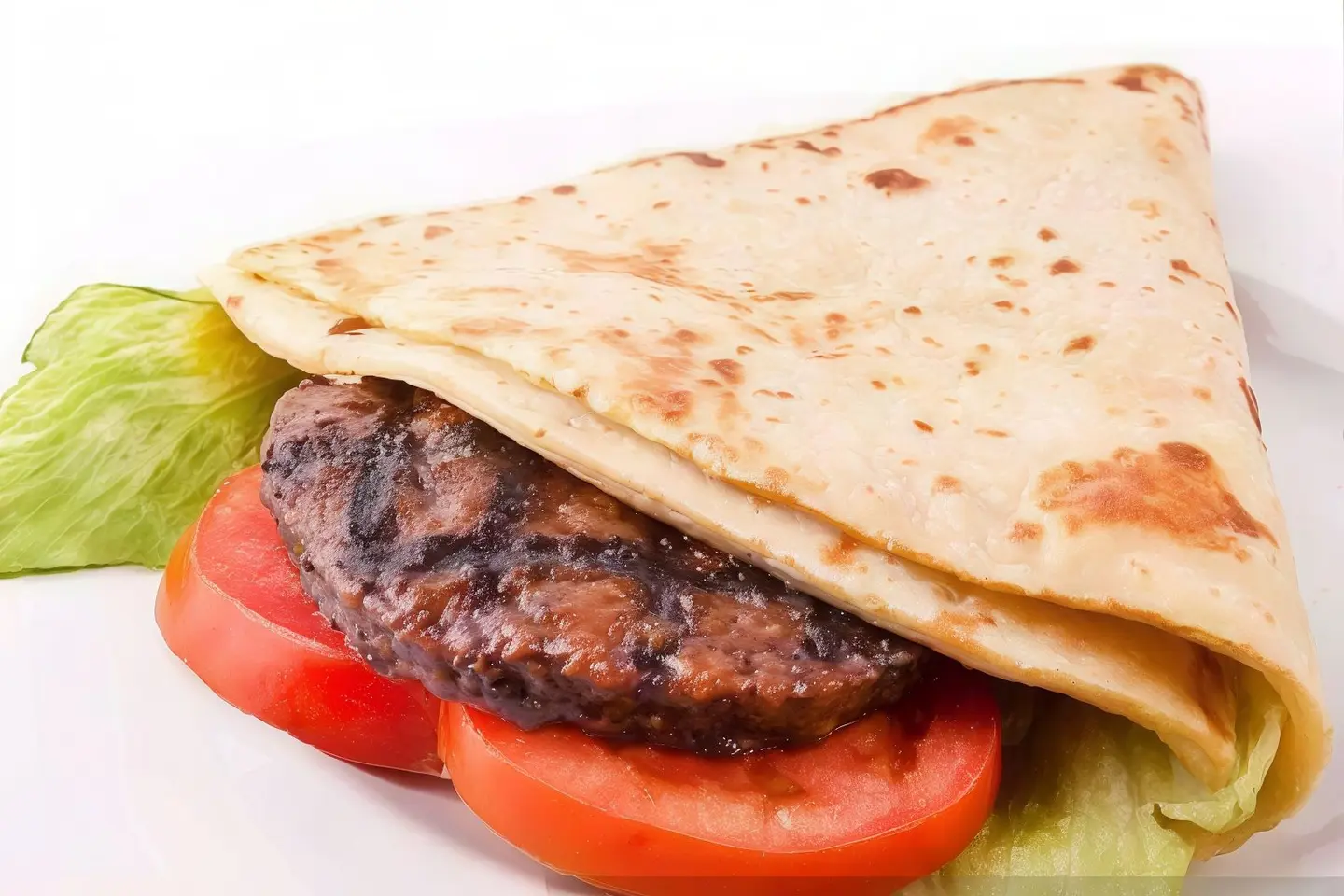 كريب برجر لحم