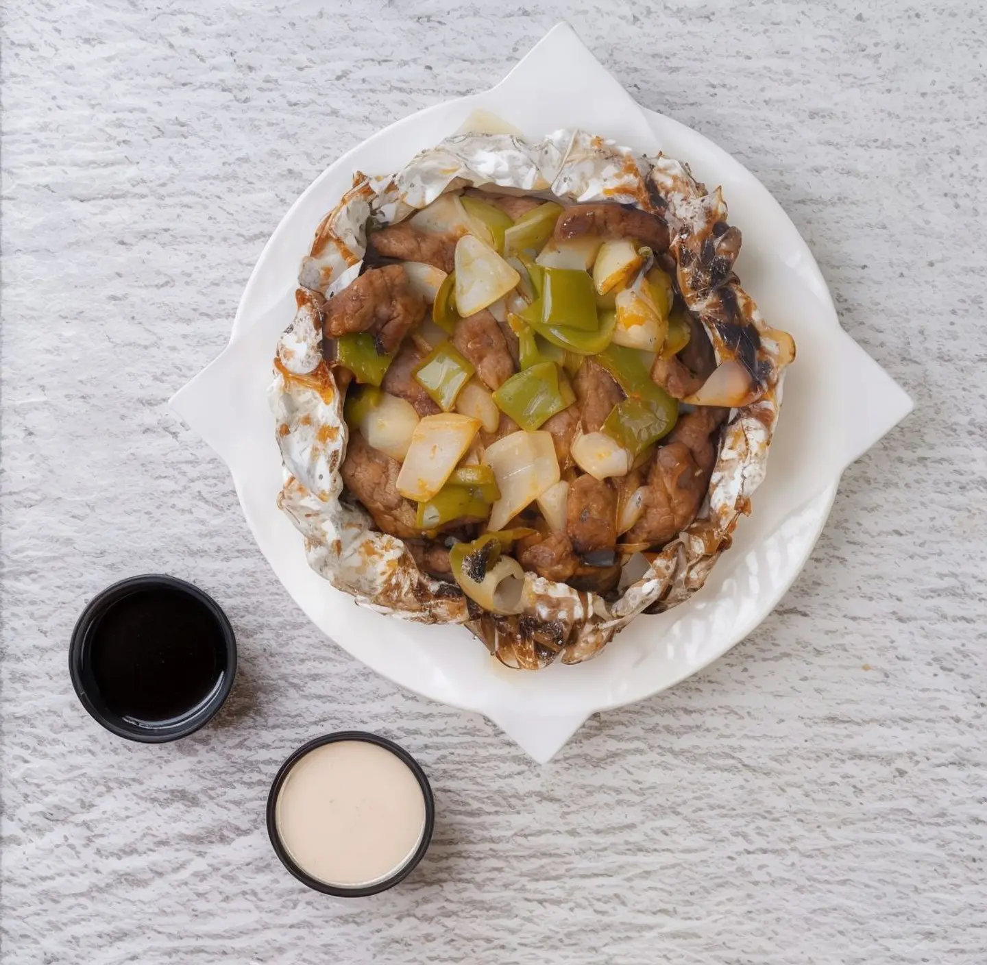 مدفون لحم بالجبن مع الزبدة