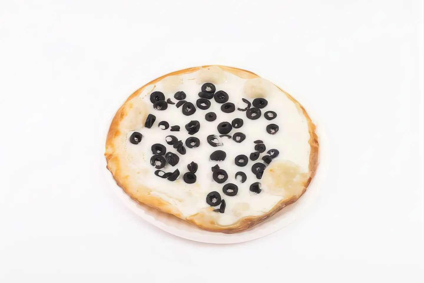 لبنة مع زعتر وزيتون