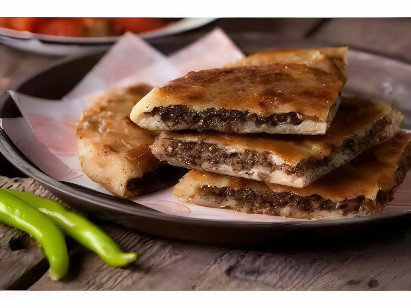 حواوشي لحم طازج جبنة