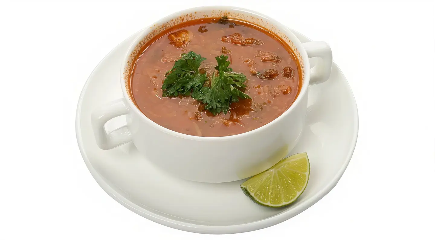 شوربة لحم بالطماطم