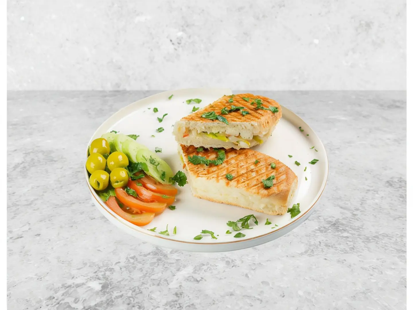 Arabic Halloumi Sandwich