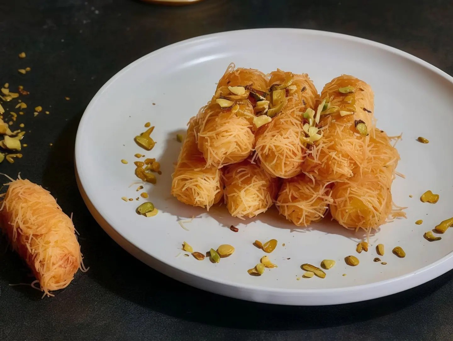 اصابع كنافه بالبستاشيو