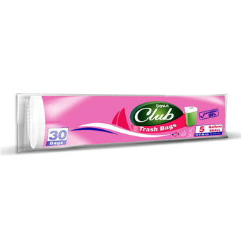 Sanita Club Trash Bags Biodegradable 5 Gallons 30Bags