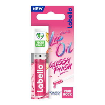 Labello Lip Oil Moisturising Lip Care Pink Rock 5.5ml