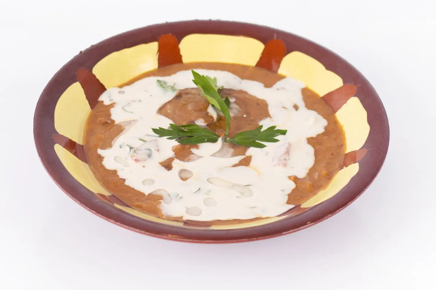 صحن قلابة دوح مع خبزه