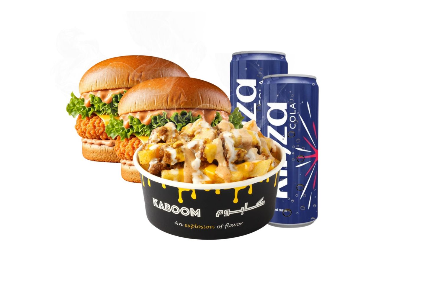 Double Burger Chicken Fries Meal