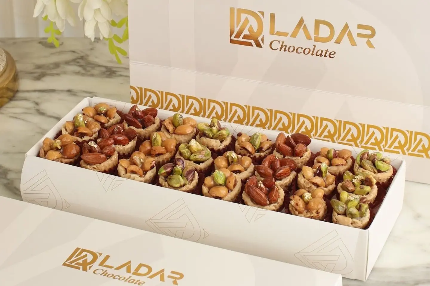 Rectangular Box Of Nuts Tart