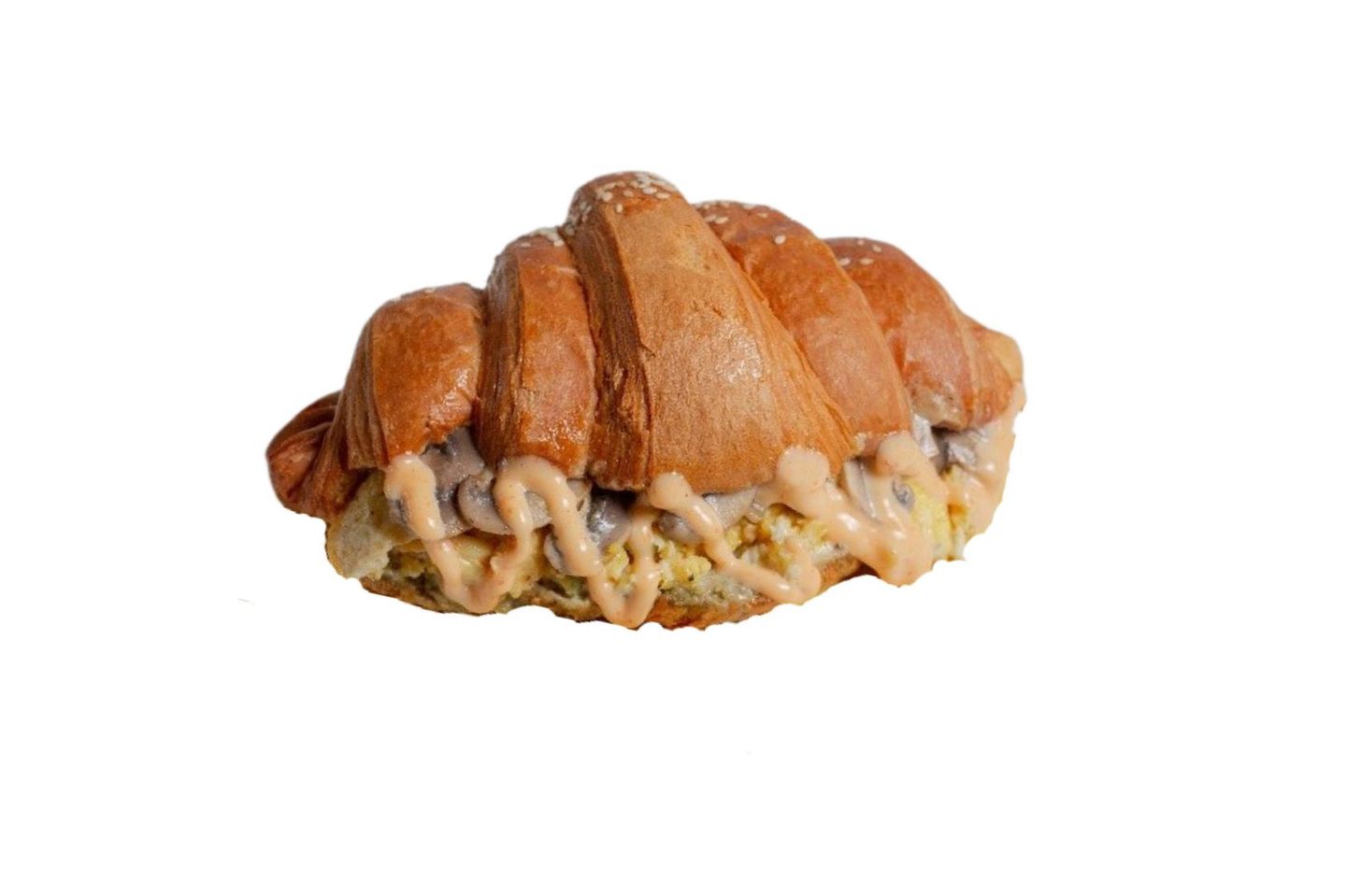 بيض كرواسون بالفطر