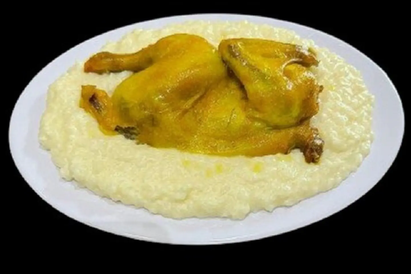 نصف دجاج مع السليق
