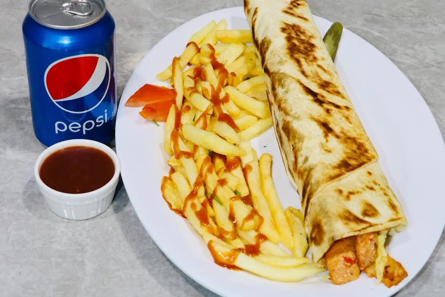 وجبة شاورما سمك صاروخ