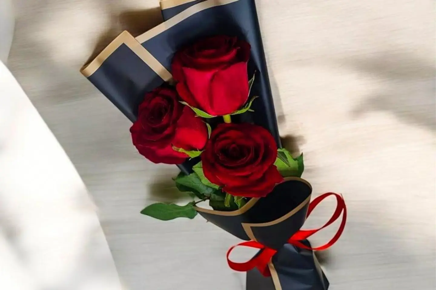 باقة جوري احمر