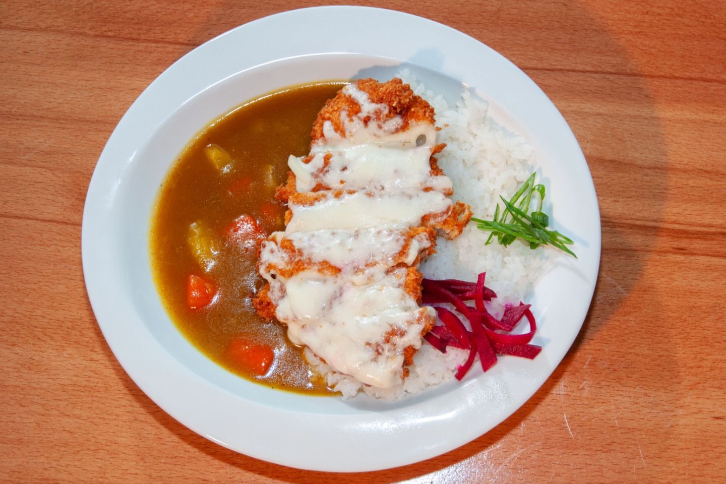 Katsu Curry Chicken   With Cheese
