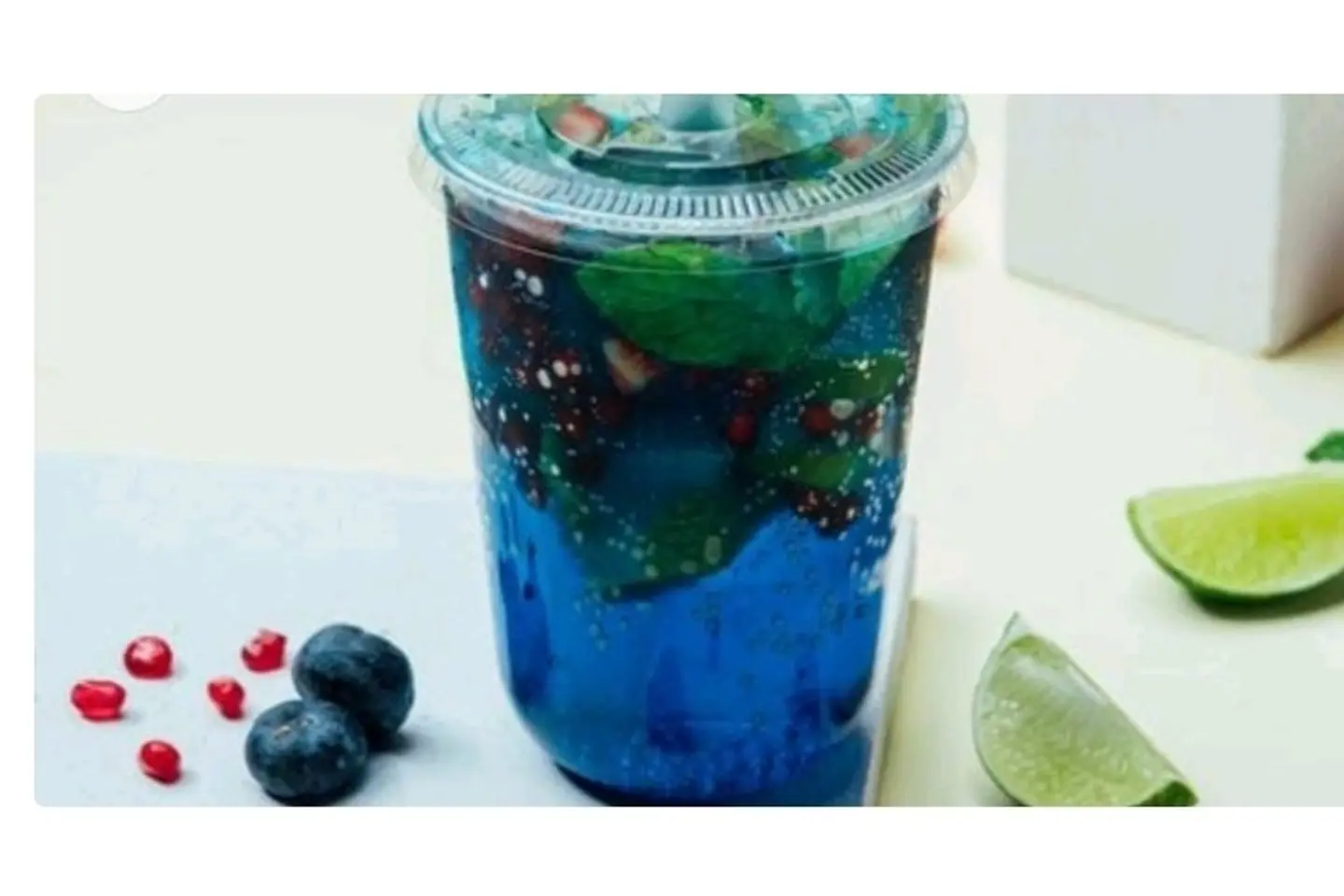Mojito With Blueberries