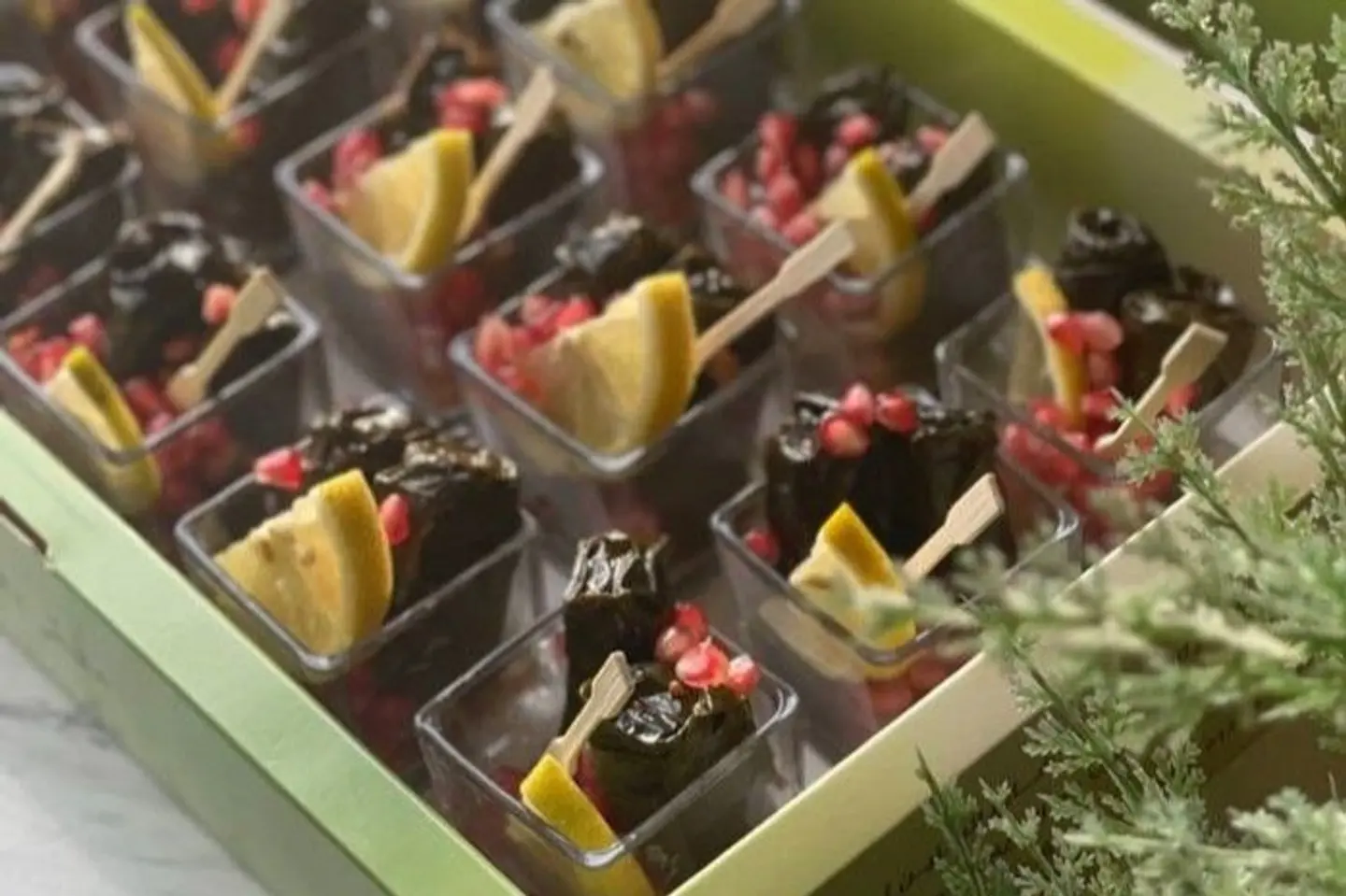 بوكس مناسبات ورق عنب