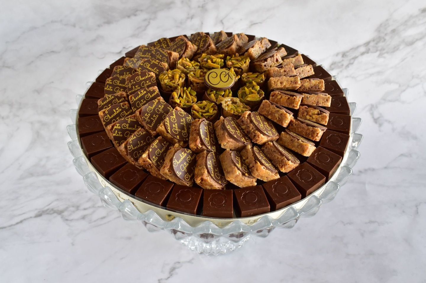 Round Chocolate Tray