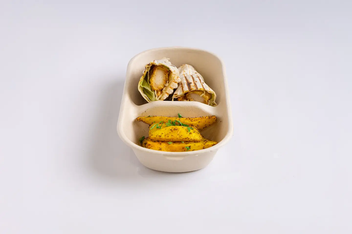 Crispy Chicken Sandwich With Fries