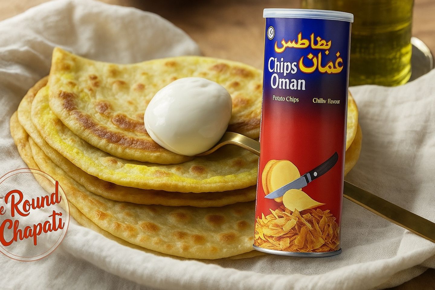شباتي بيض و جبن سائل و بطاطس عمان