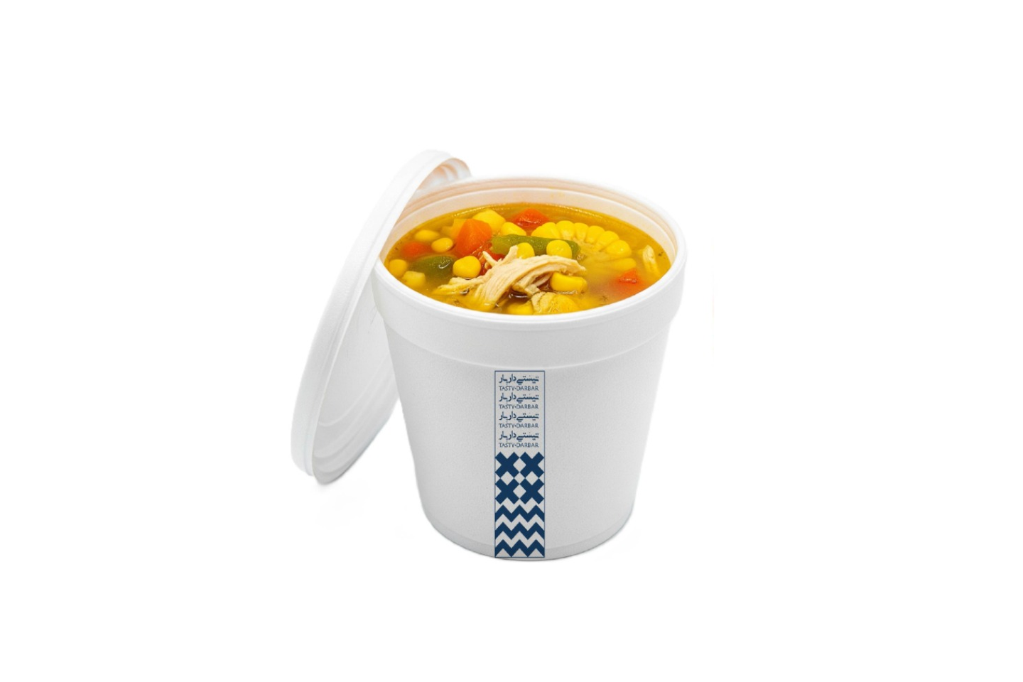 شوربة الذرة الحلوة بالخضار