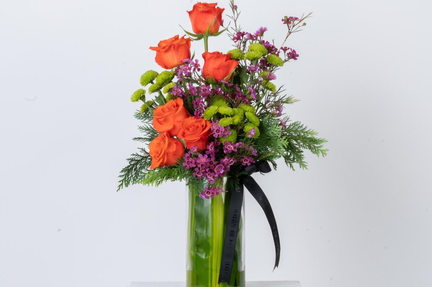 Vase/Rose Orange