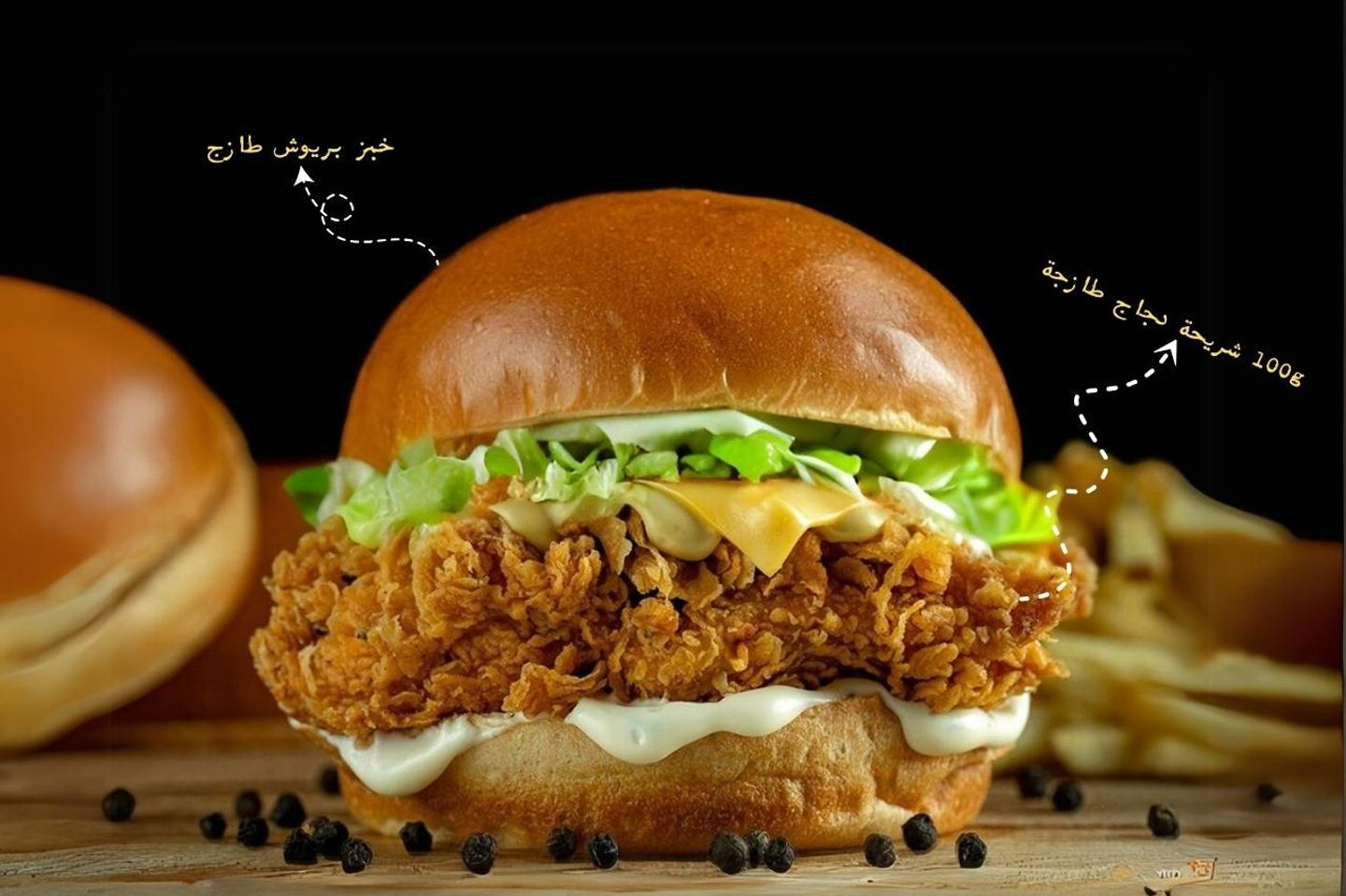 Zinger In Brioche Bread