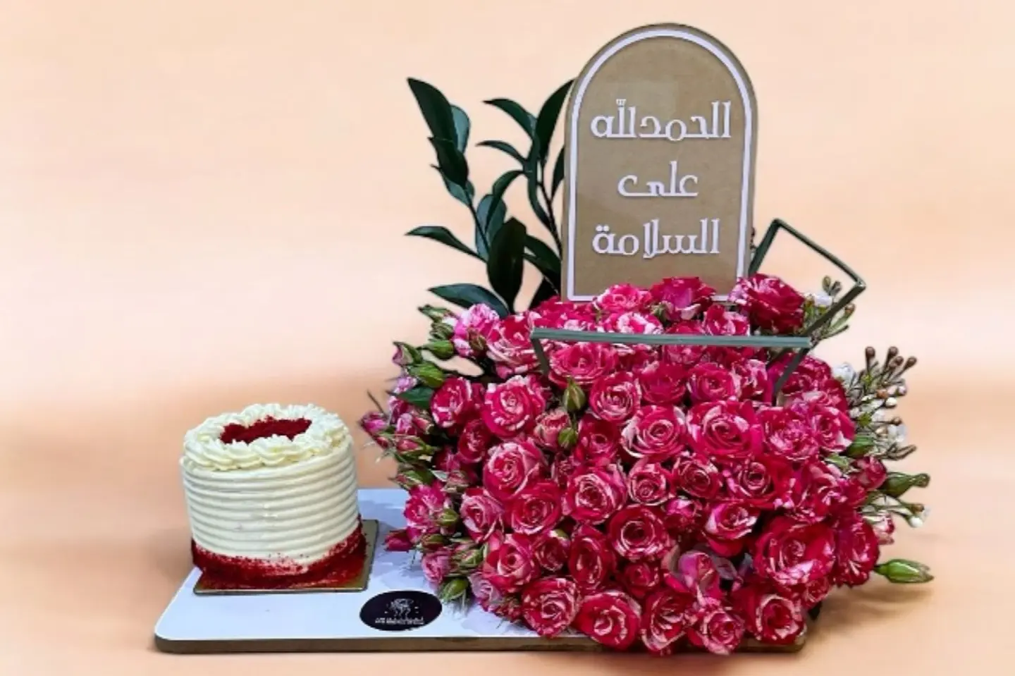 كيكه مع بيبي لونين السلامه