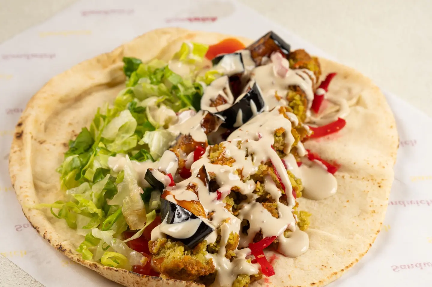 Falafel Sandwich With Egg