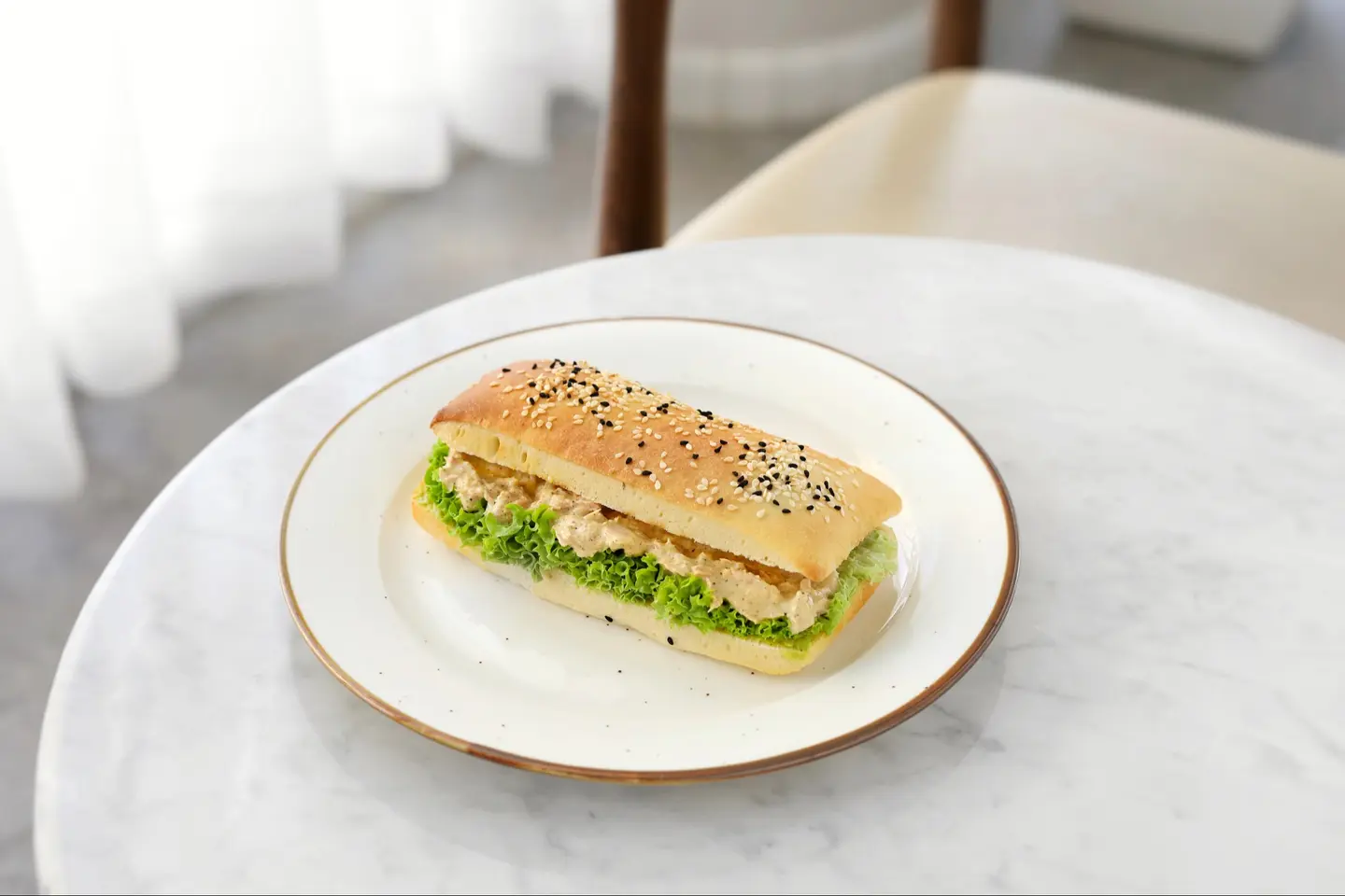 Tuna With Avocado Sandwich