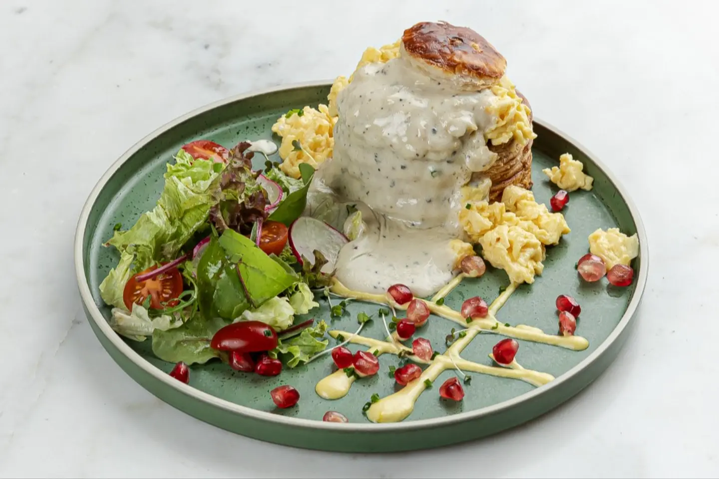 فولوفون البيض بالترفل