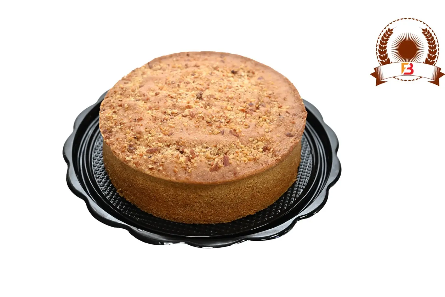 كيك إنجليزي دائري بالمكسرات