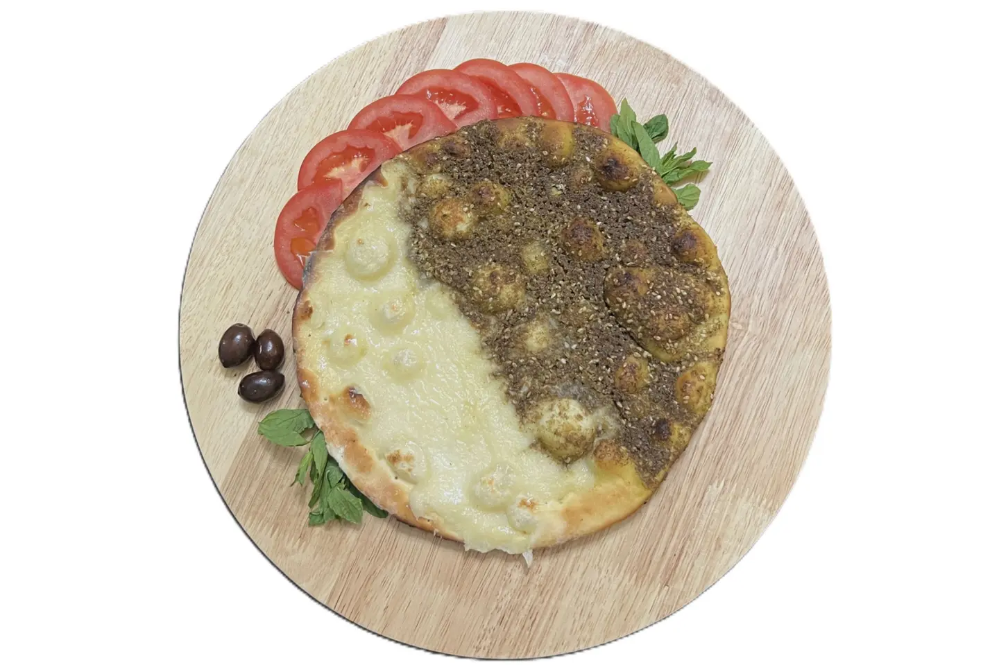فطيرة جبنة و زعتر - وسط