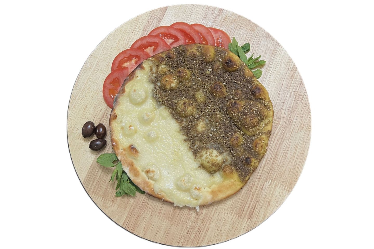 فطيرة جبنة و زعتر - وسط