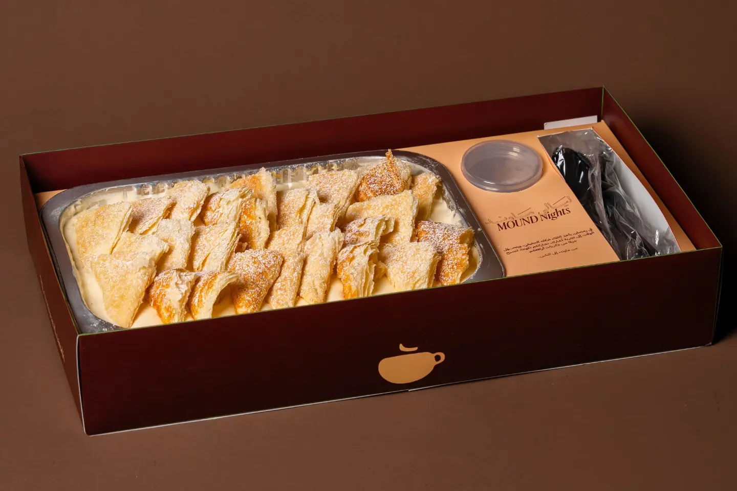 Family Box Kunafa Millefeuille With Caramel
