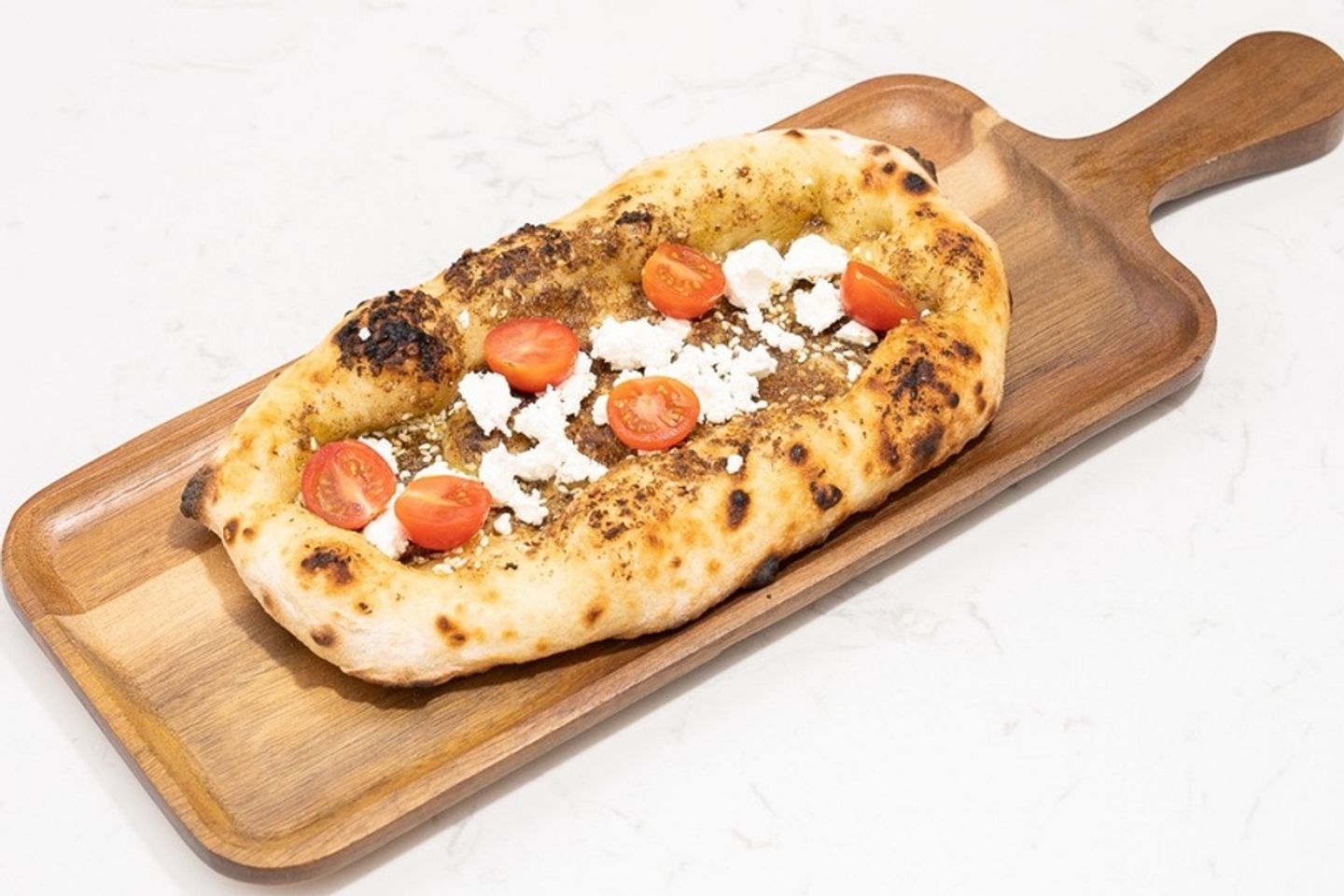 Flat Bread Napolitano Zatar Feta Cheese