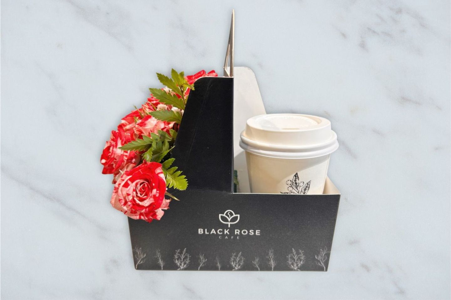 Spicy Macchiato With Small Rose Holder - Small