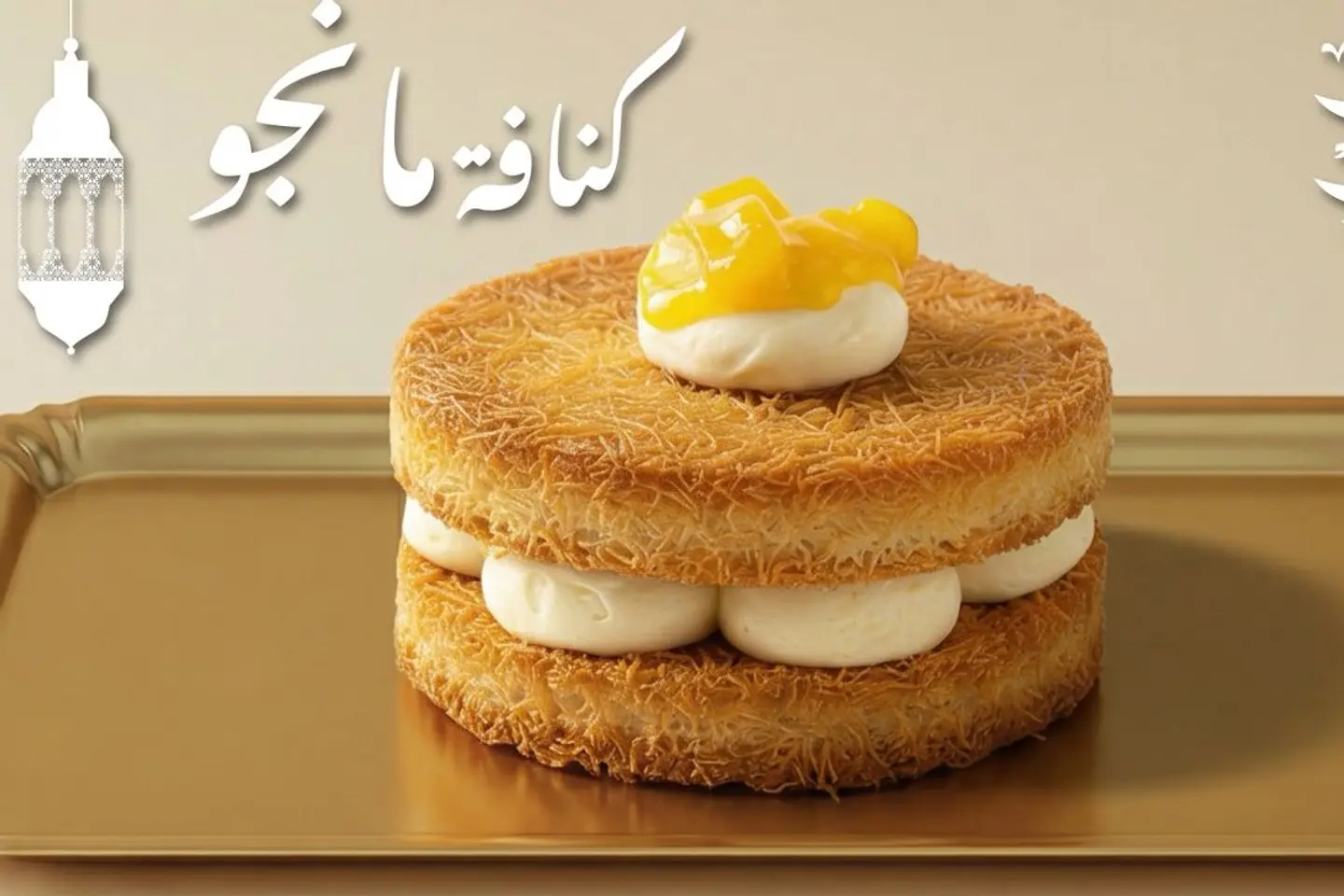 Kunafa Mango With Coffee Day