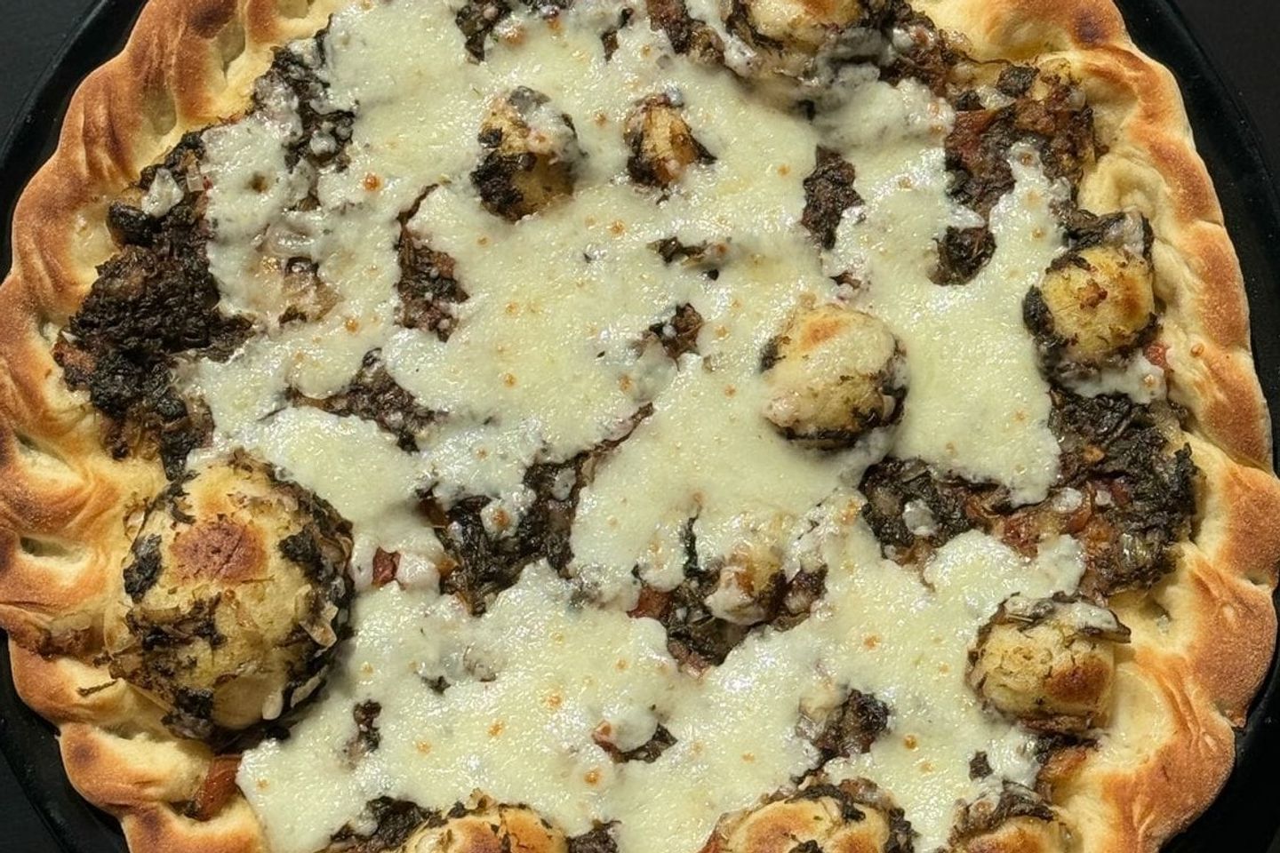 سبانخ بالجبنه