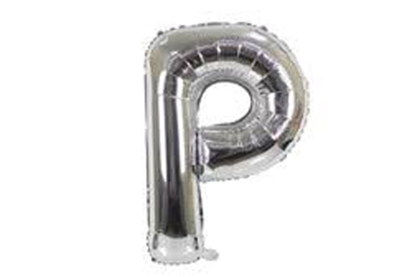 بالون حرف بيه فضي